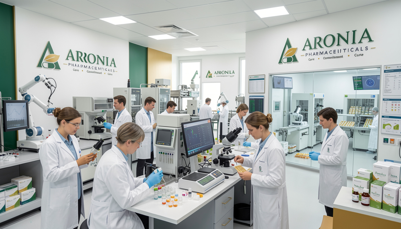 Scientist in cleanroom conducting quality control